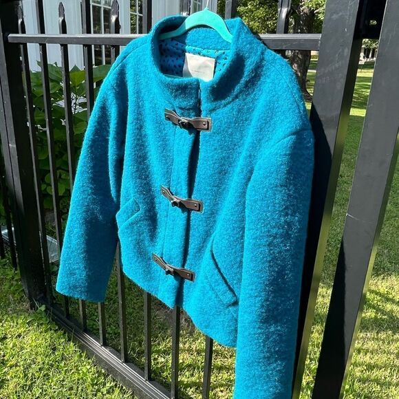 Anthropologie Leifsdottir Buckled Wool Jacket NWT - Picture 7 of 9